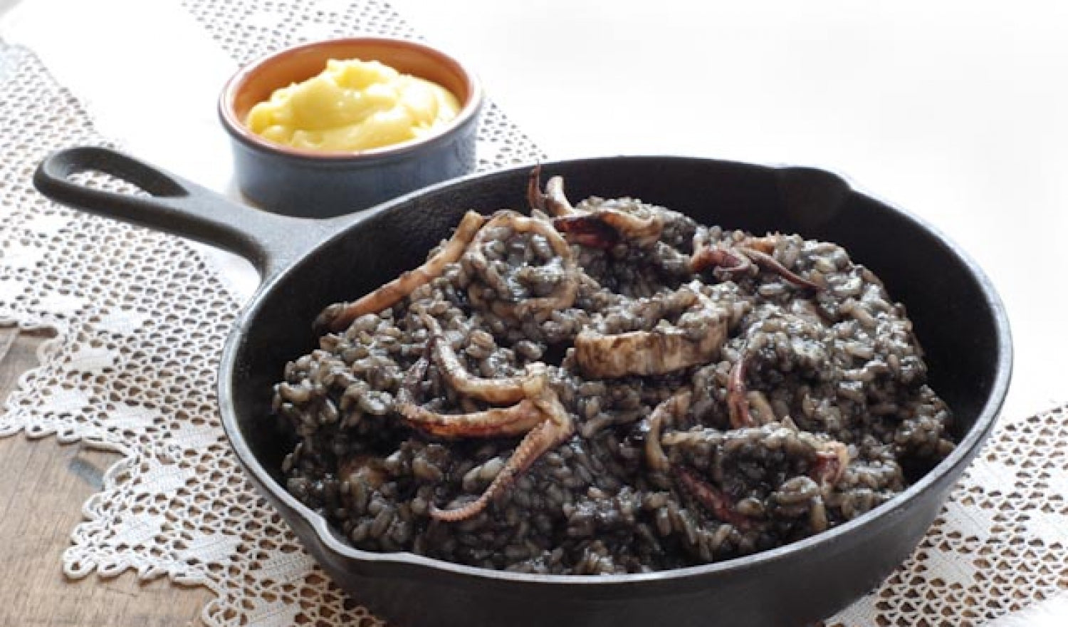 Rice with Squid Ink