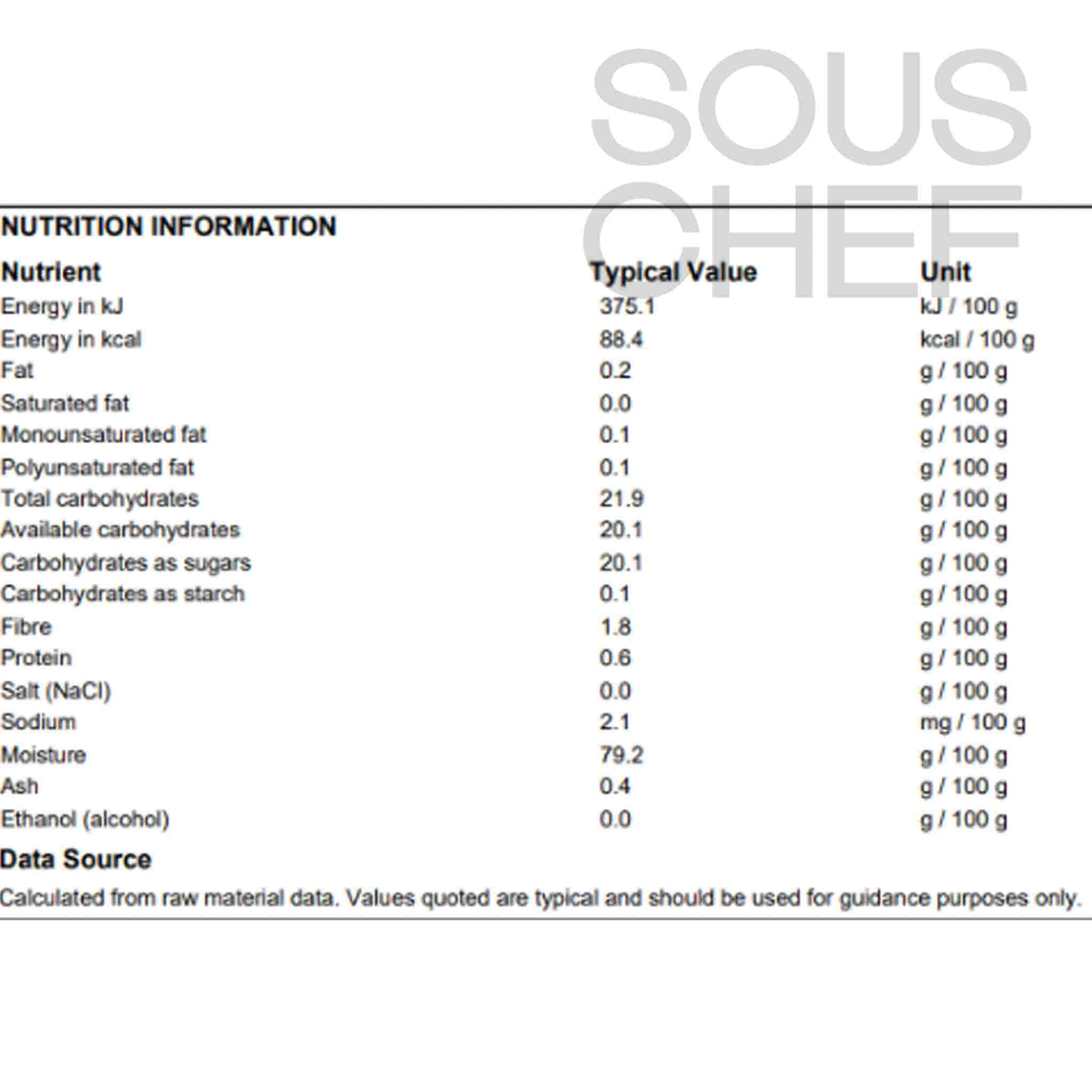 Ravifruit White Peach Puree, 1 Litre