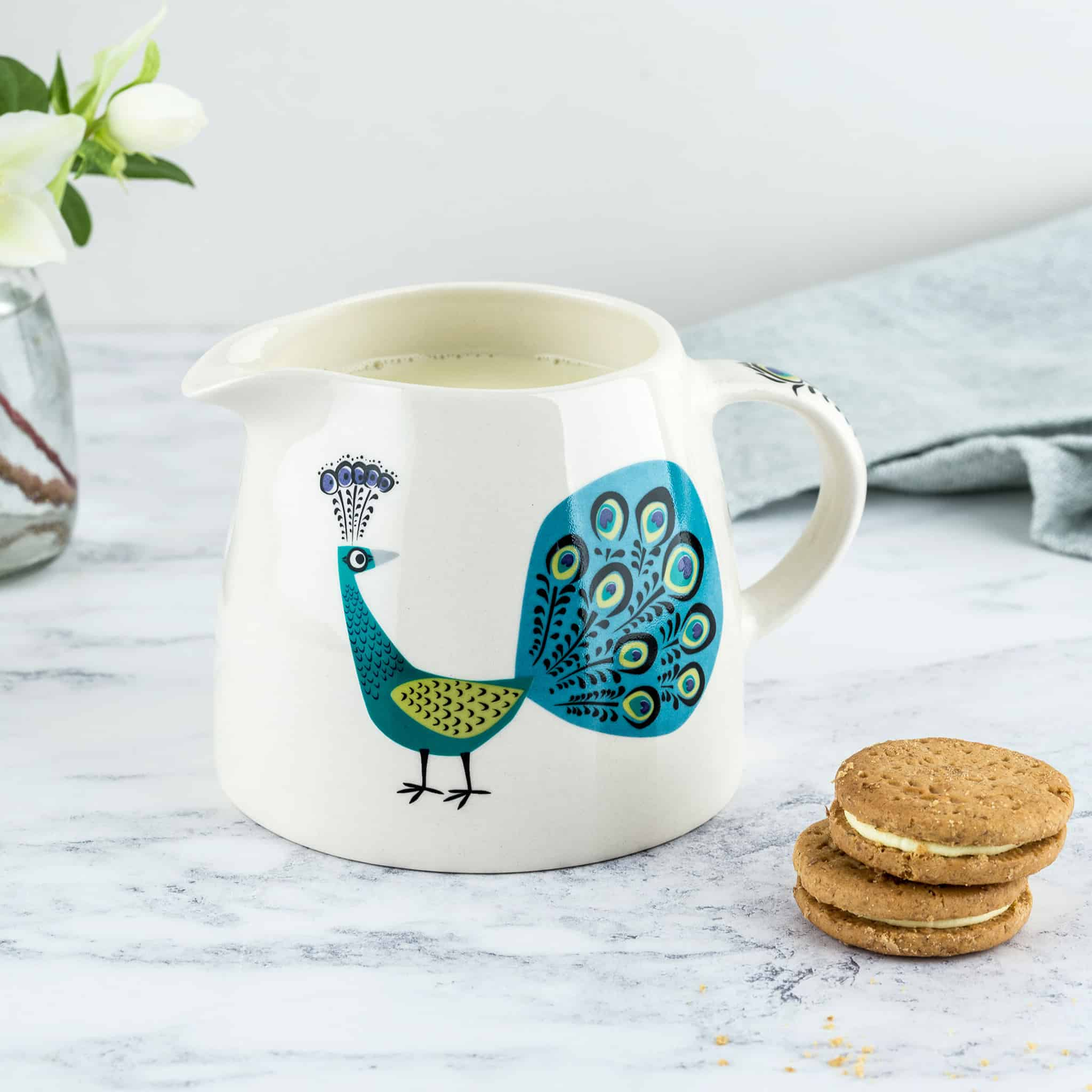 Hannah Turner Peacock Milk Jug, 280ml