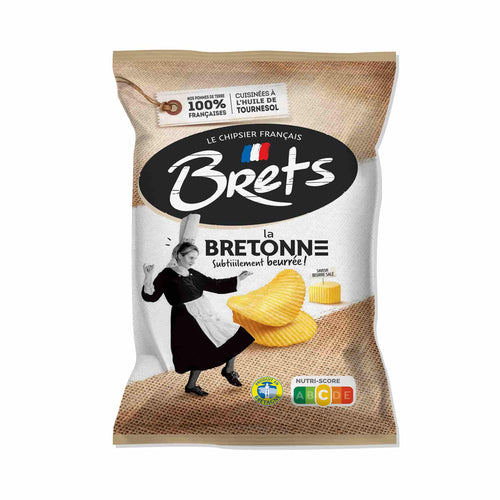 Bret's Salted Butter Crisps, 125g