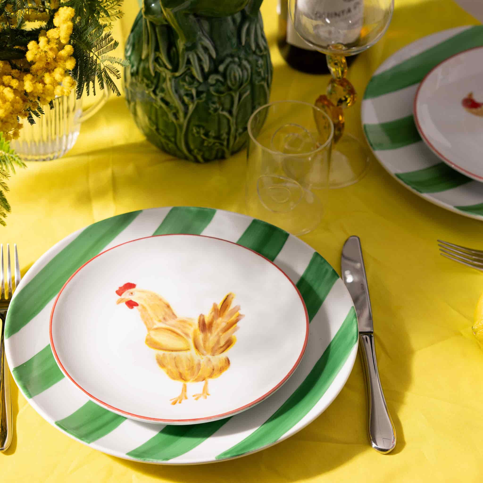 The Platera Conchi Chicken Porcelain Side Plate 21cm