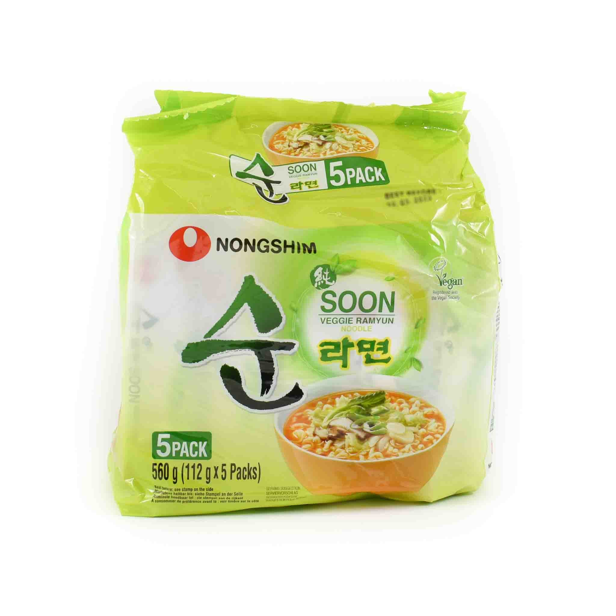 Ottogi Jin Ramen (Veggie) 4 pack