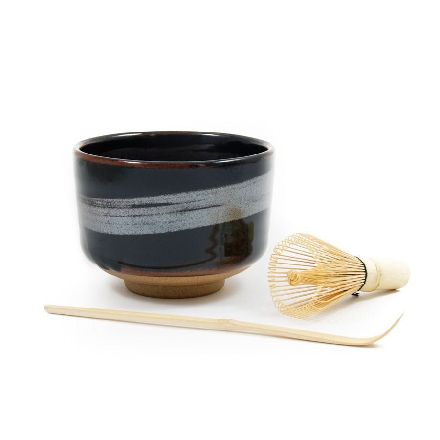 Black Glaze Matcha Bowl Set, Buy Online