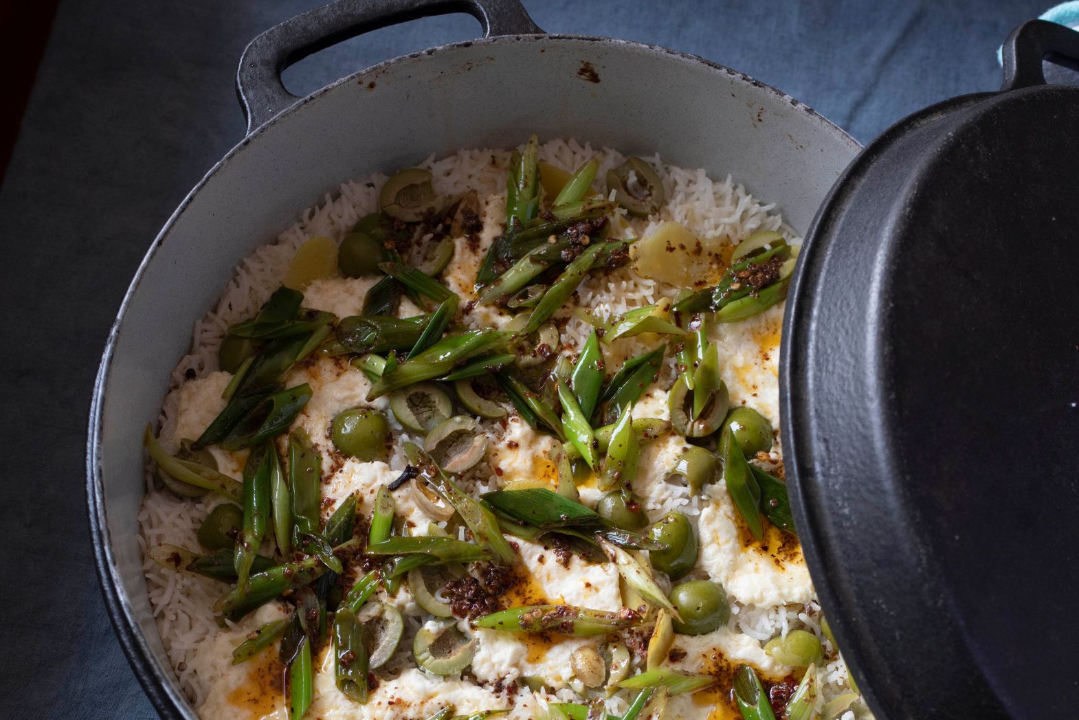 Ottolenghi's Cheeseball Lemon Rice with Chilli Butter