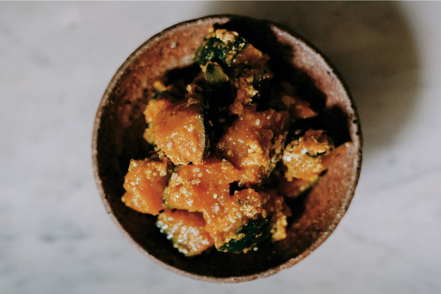 Pumpkin Braised In Milk - Kabocha No Miruku Ni Recipe