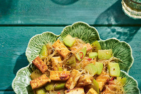 Winter Melon Stir-Fry with Tofu & Glass Noodles