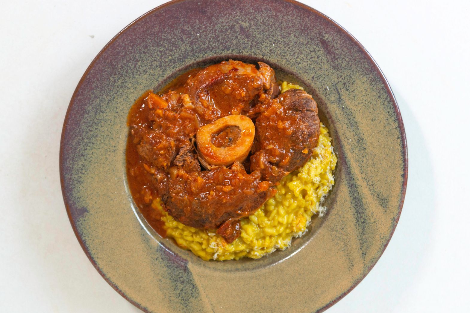 Ossobuco With Saffron Risotto by Valentina Harris