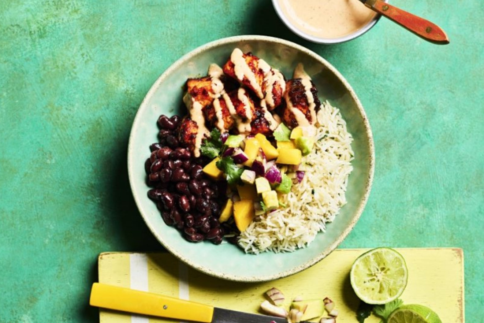 Chipotle Salmon Rice Bowl Recipe