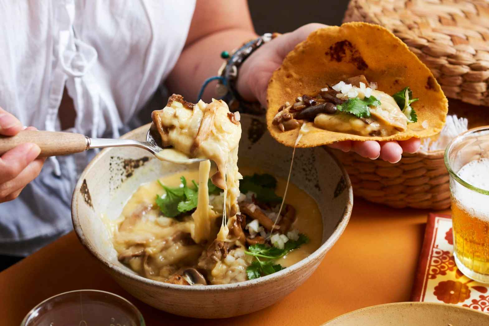 Wild Mushroom Queso Fundido Recipe