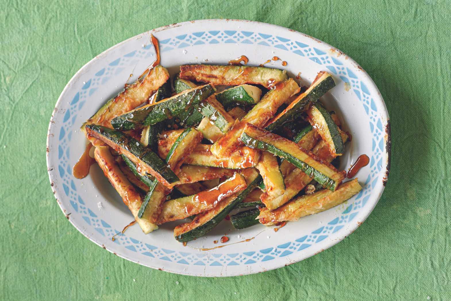 Fried Courgettes with Fish Sauce Caramel Recipe