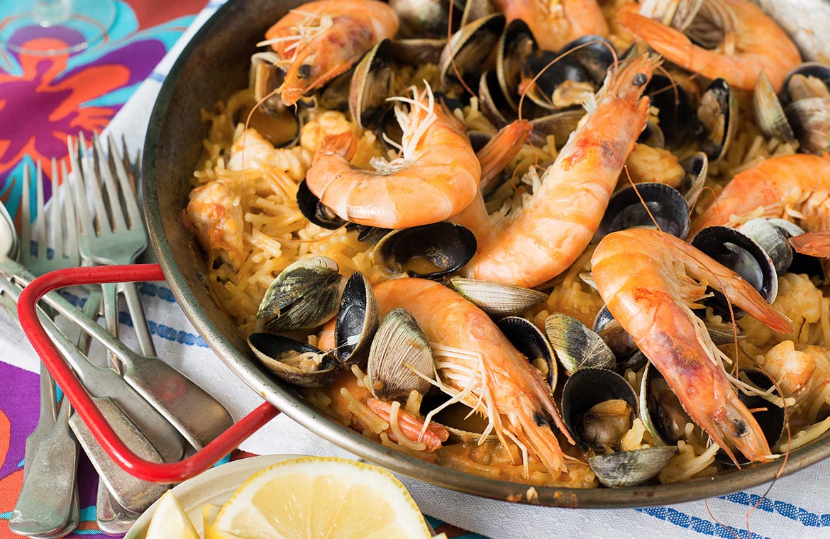 Valencian Fideuà Paella Recipe