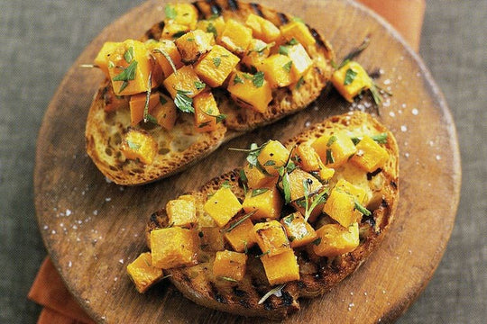 Maggie Beer's Roast Pumpkin Bruschetta Recipe