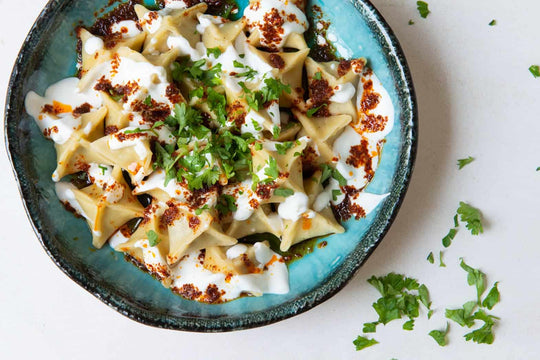 Mushroom Manti Dumplings