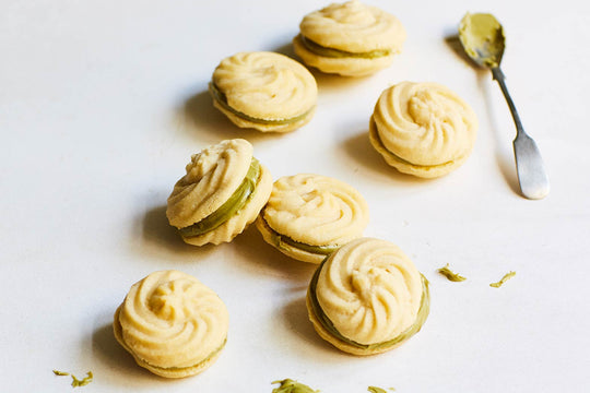 Pistachio Viennese Whirls