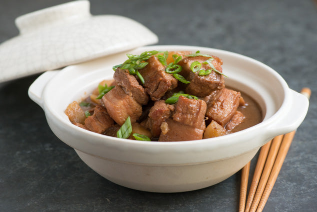 Red Beancurd Braised Pork Belly & Potato