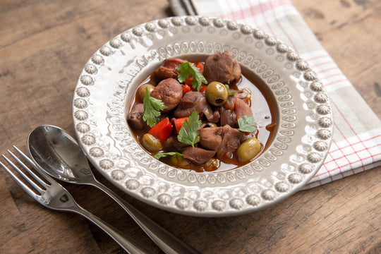 Spanish Chicken, Chorizo & Red Wine Stew Recipe