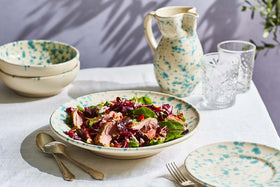 Roast Duck Salad with Grapefruit, Radicchio & Balsamic Dressing