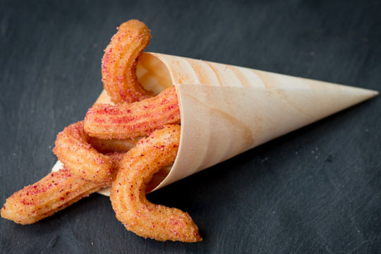 Churros Recipe With Freeze-Dried Raspberries