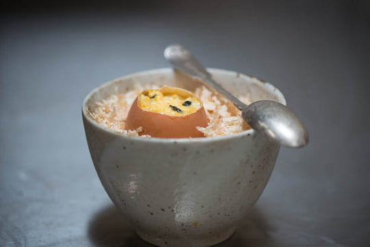 Coddled Hen's Egg With Trompette Mushrooms Recipe