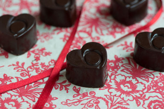 Homemade Raspberry Chocolate Hearts