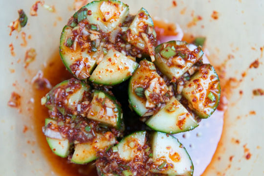 Cabbage Kimchi Too Slow? Make This Cucumber Kimchi Recipe In No Time