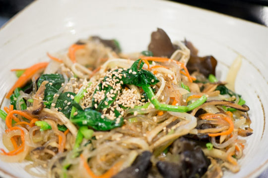 Sweet Potato Noodle Korean Japchae Recipe