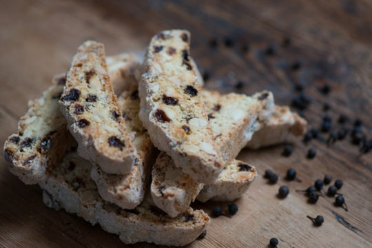 Cubeb Pepper & Raisin Biscotti Recipe