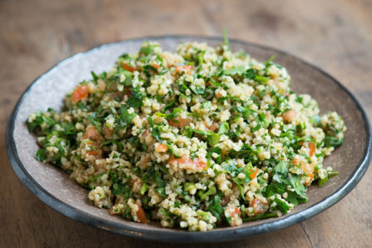 How To Make Tabbouleh Salad With Pomegranate Molasses Dressing