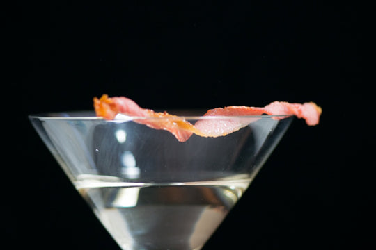 Bacon Cocktail - The Smoked Gin Martini Recipe