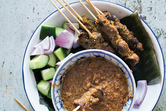 The Chicken And Rice Cookbook: Mutton Satay Recipe