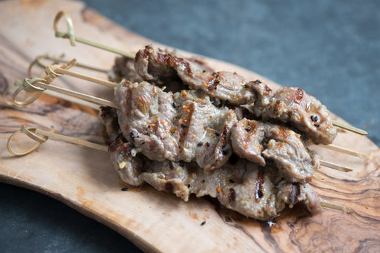 Yuzu Kosho BBQ Lamb Skewers