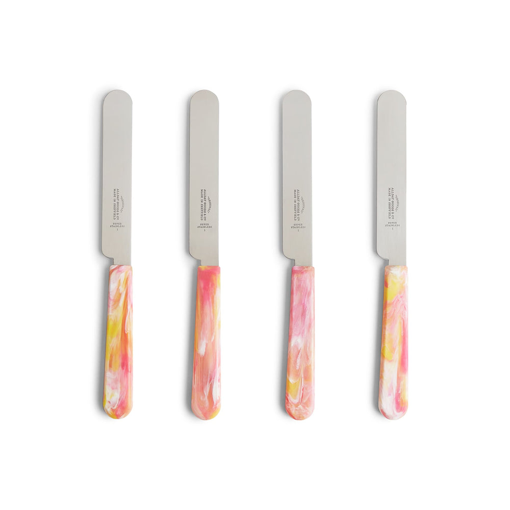 Allday Goods Set of 4 Fruit Salad Table Knives, 11.5cm