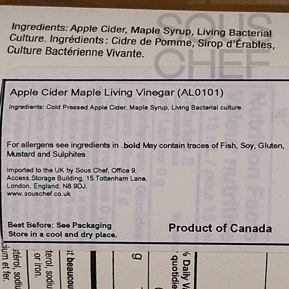 Acid League Apple Cider Maple Living Vinegar, 375ml