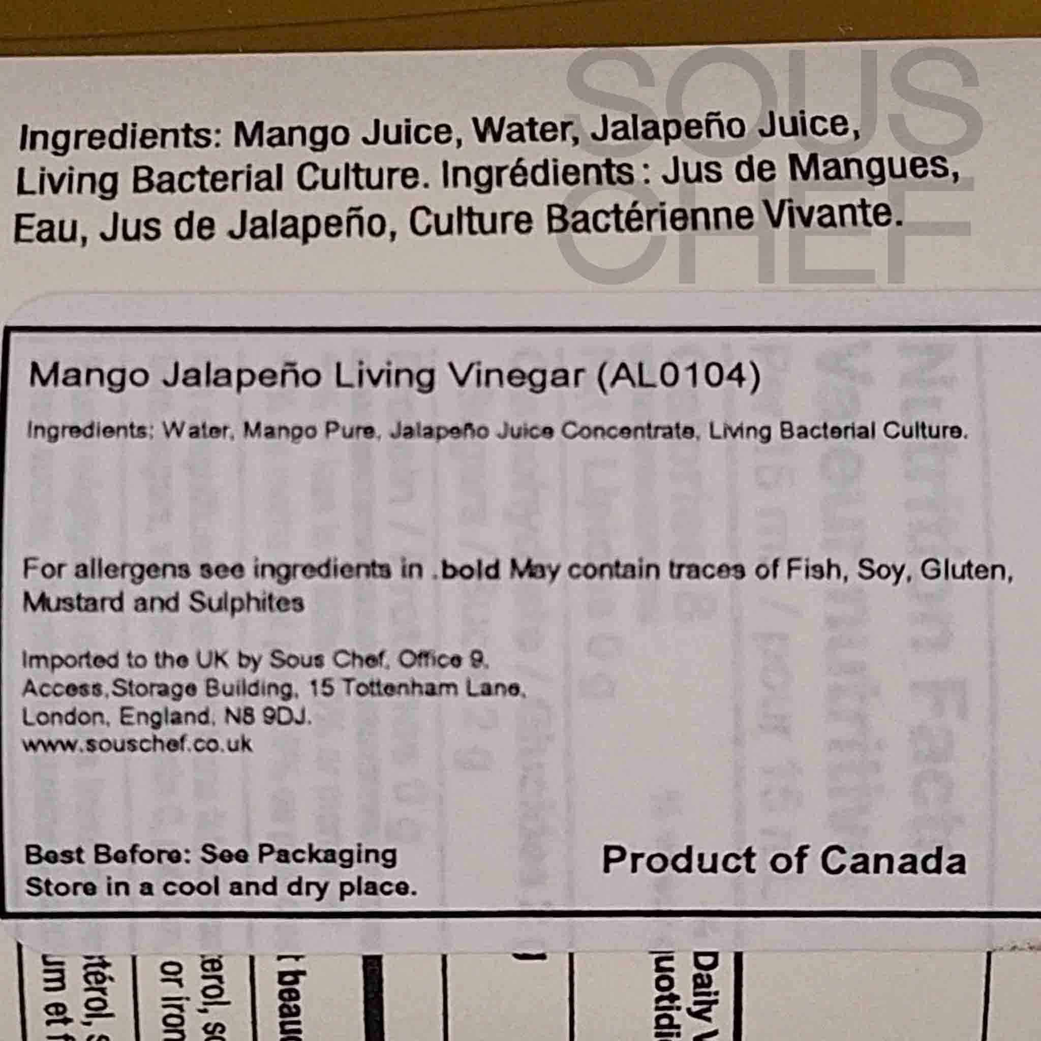 Acid League Mango Jalapeno Living Vinegar, 375ml