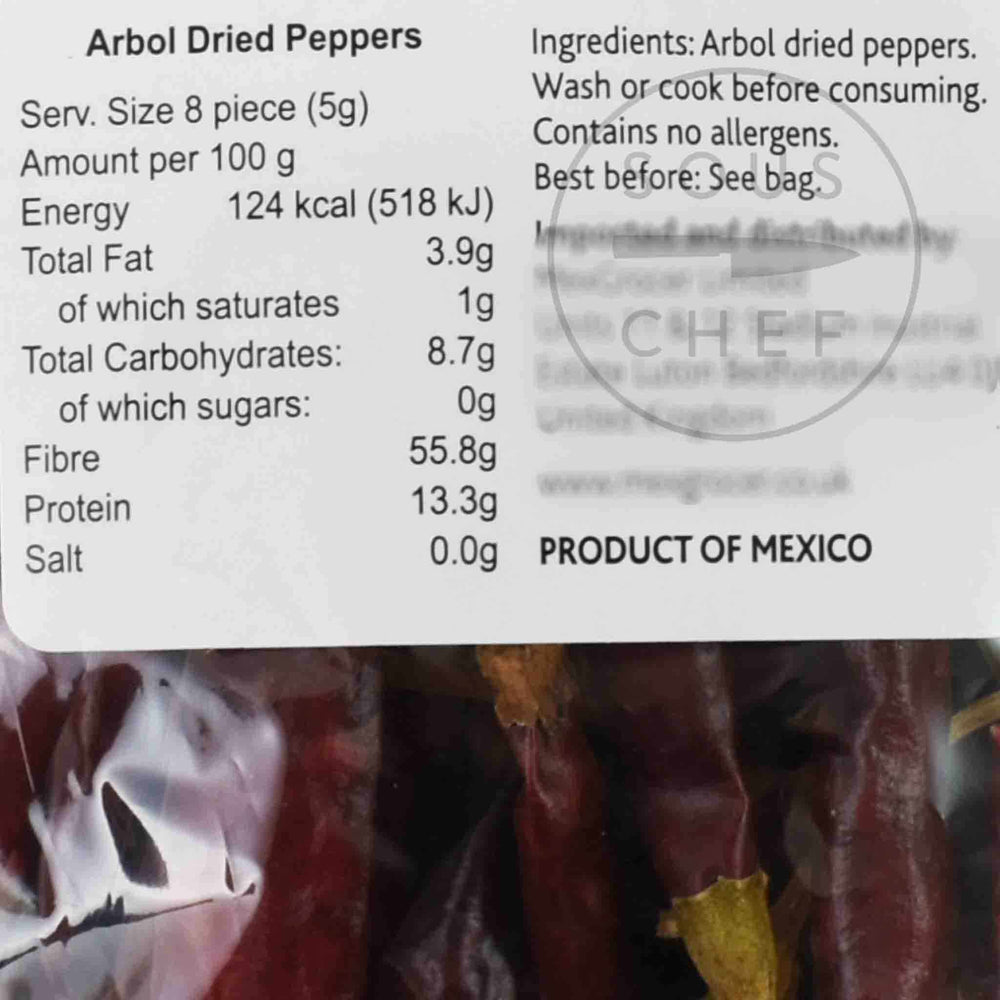 Tajin Arbol Chilli, 75g