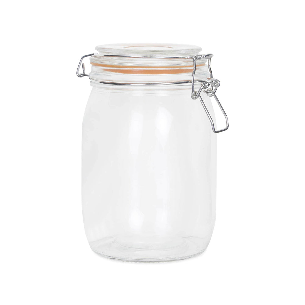 Glass Clip Top Preserving Jar