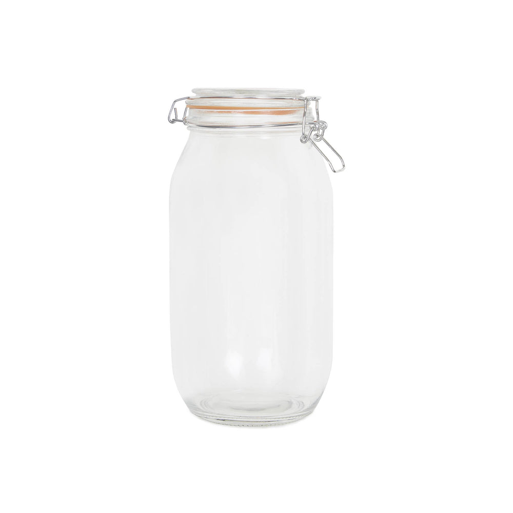 Glass Clip Top Preserving Jar