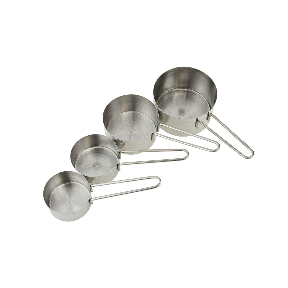 Set of 4 Stainless Steel Measuring Cups