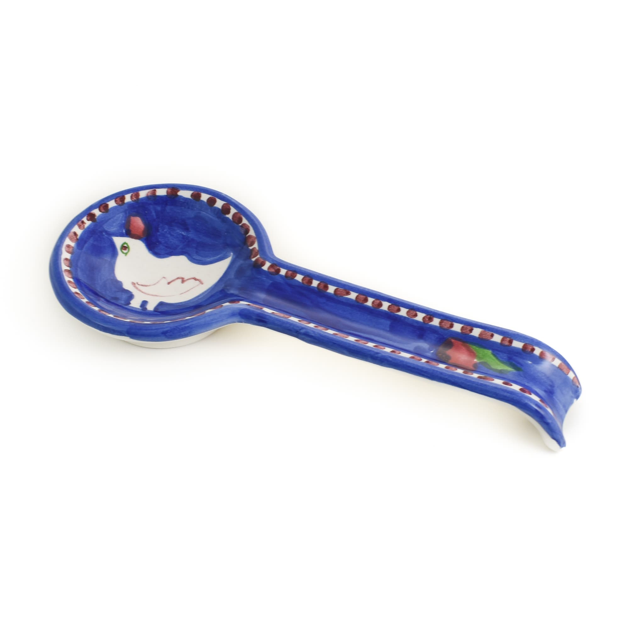 Materia Gallina Blue Spoon Rest