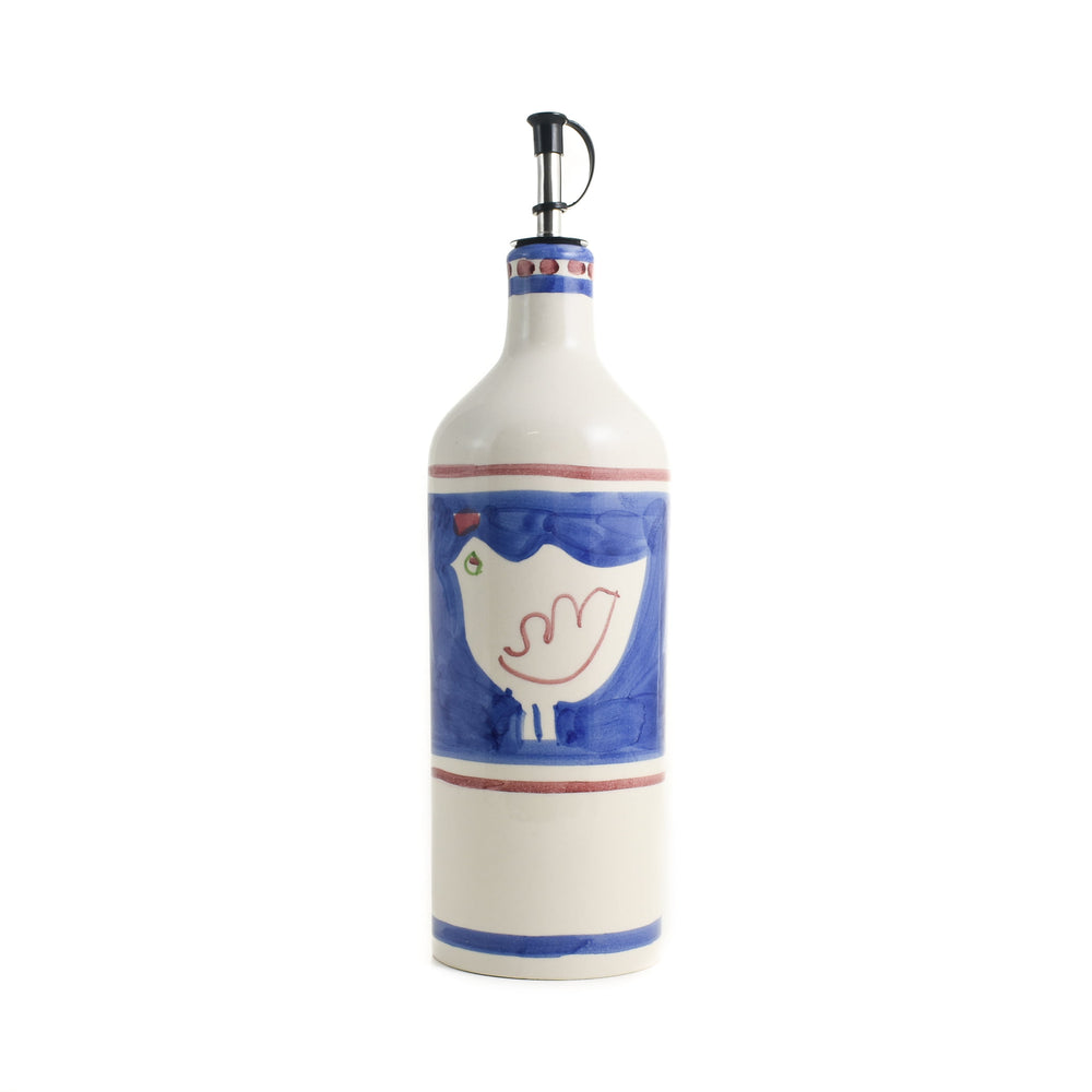 Materia Gallina Blue Olive Oil Bottle, 730ml