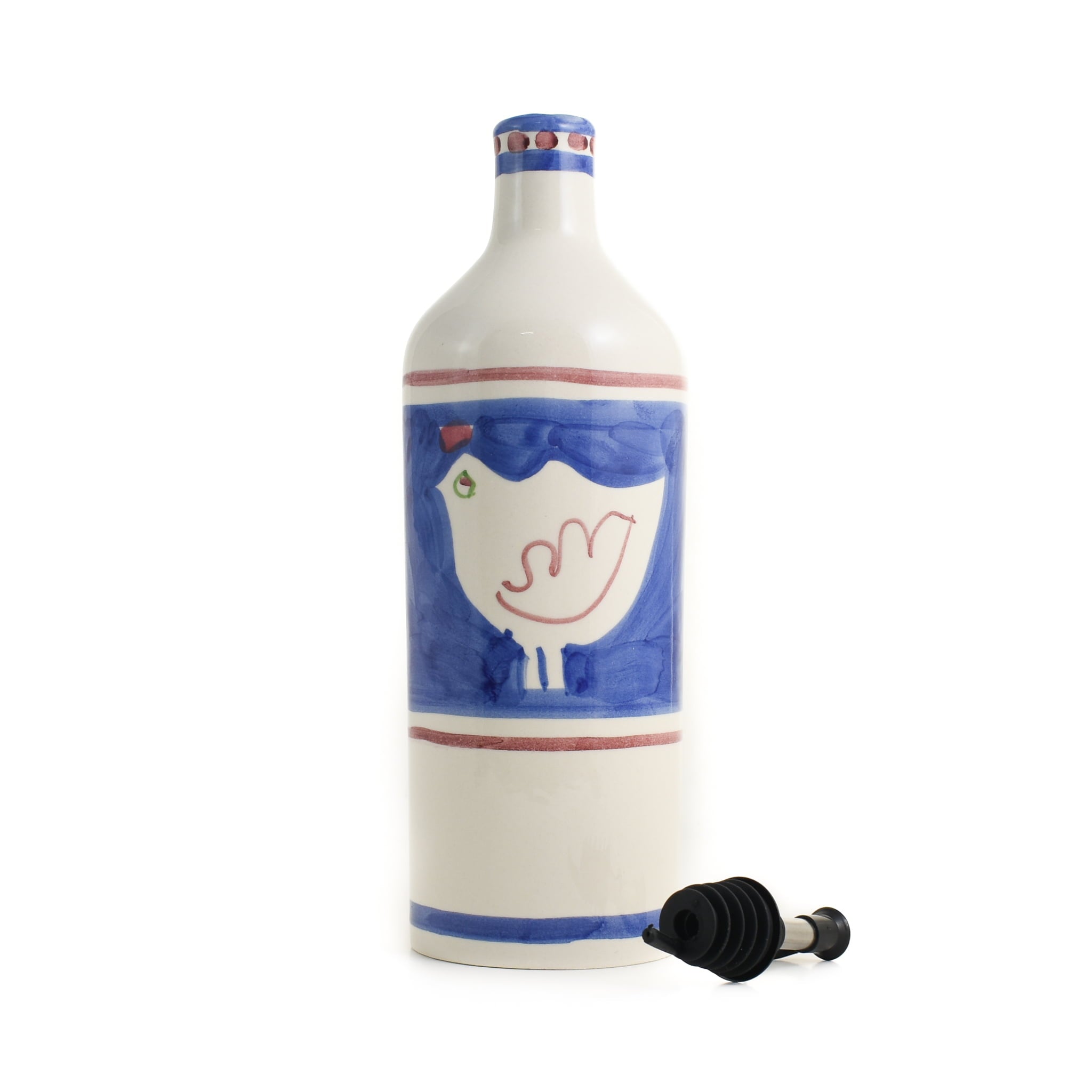 Materia Gallina Blue Olive Oil Bottle, 730ml