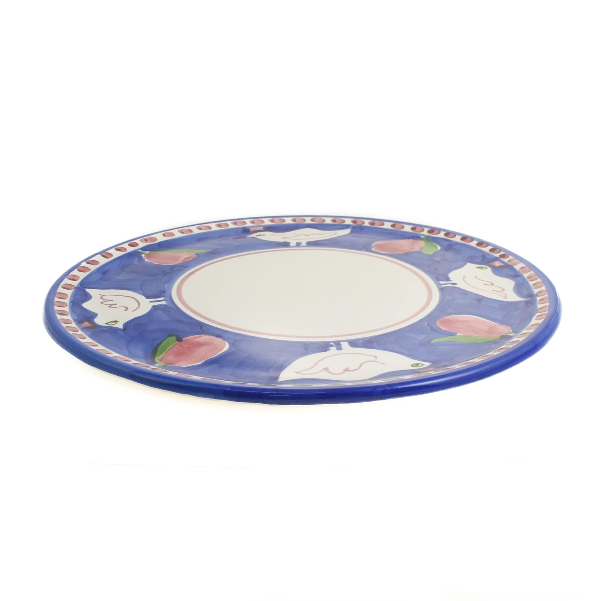 Materia Gallina Blue Pizza Plate, 32cm