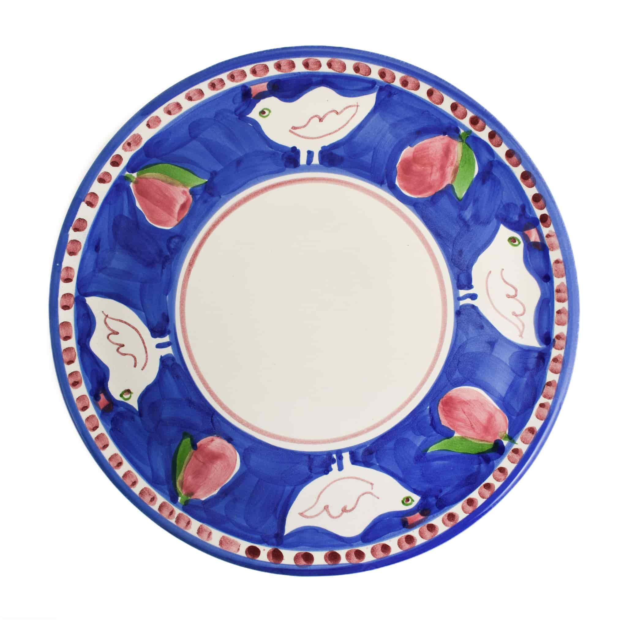 Materia Gallina Blue Pizza Plate, 32cm