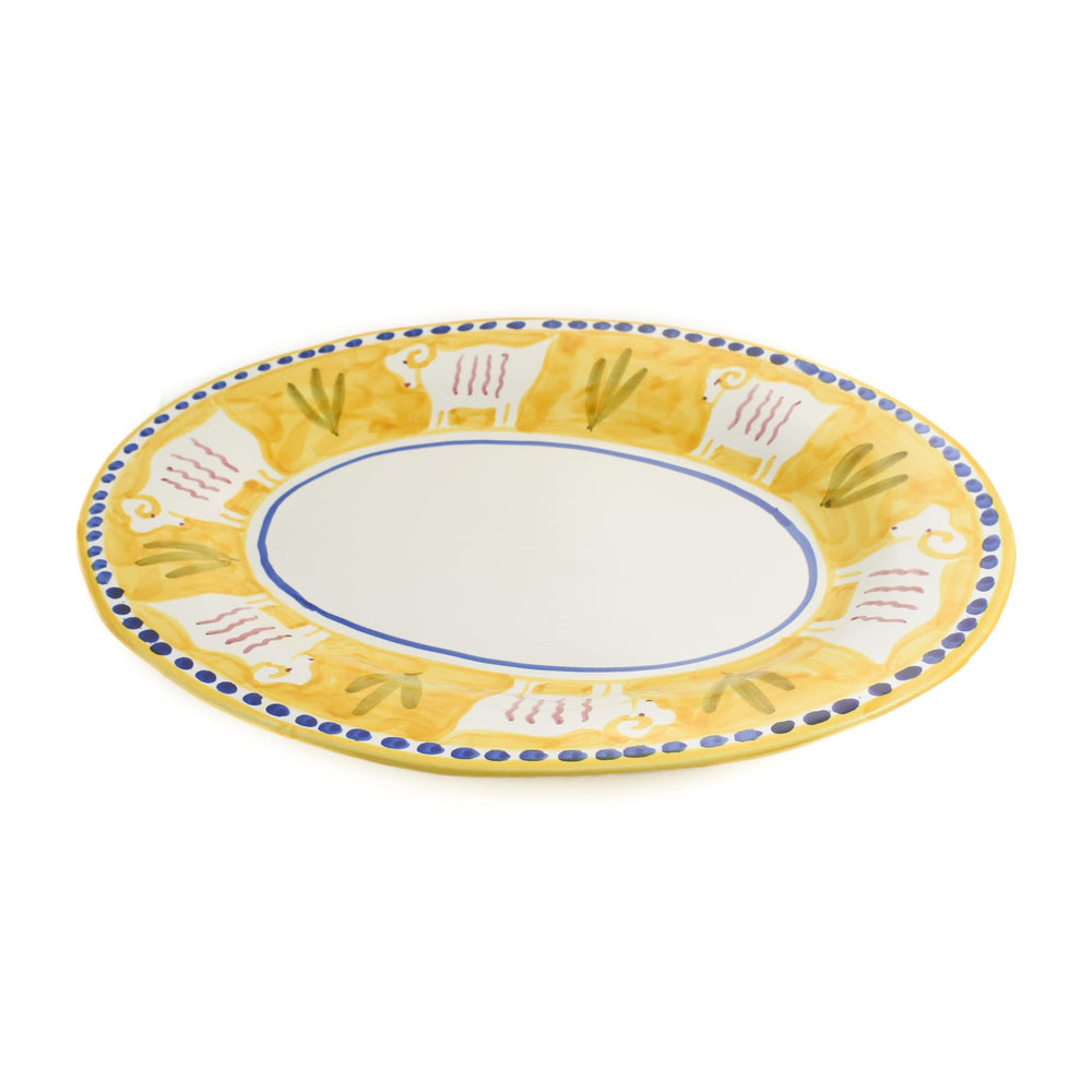 Materia Gallina Yellow Goat Oval Serving Dish