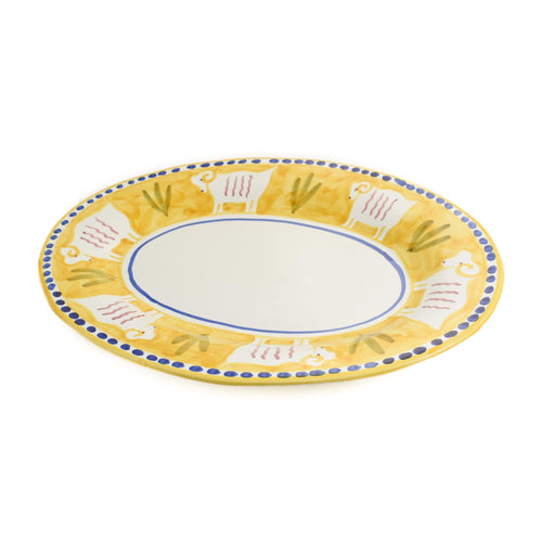 Materia Gallina Yellow Goat Oval Serving Dish