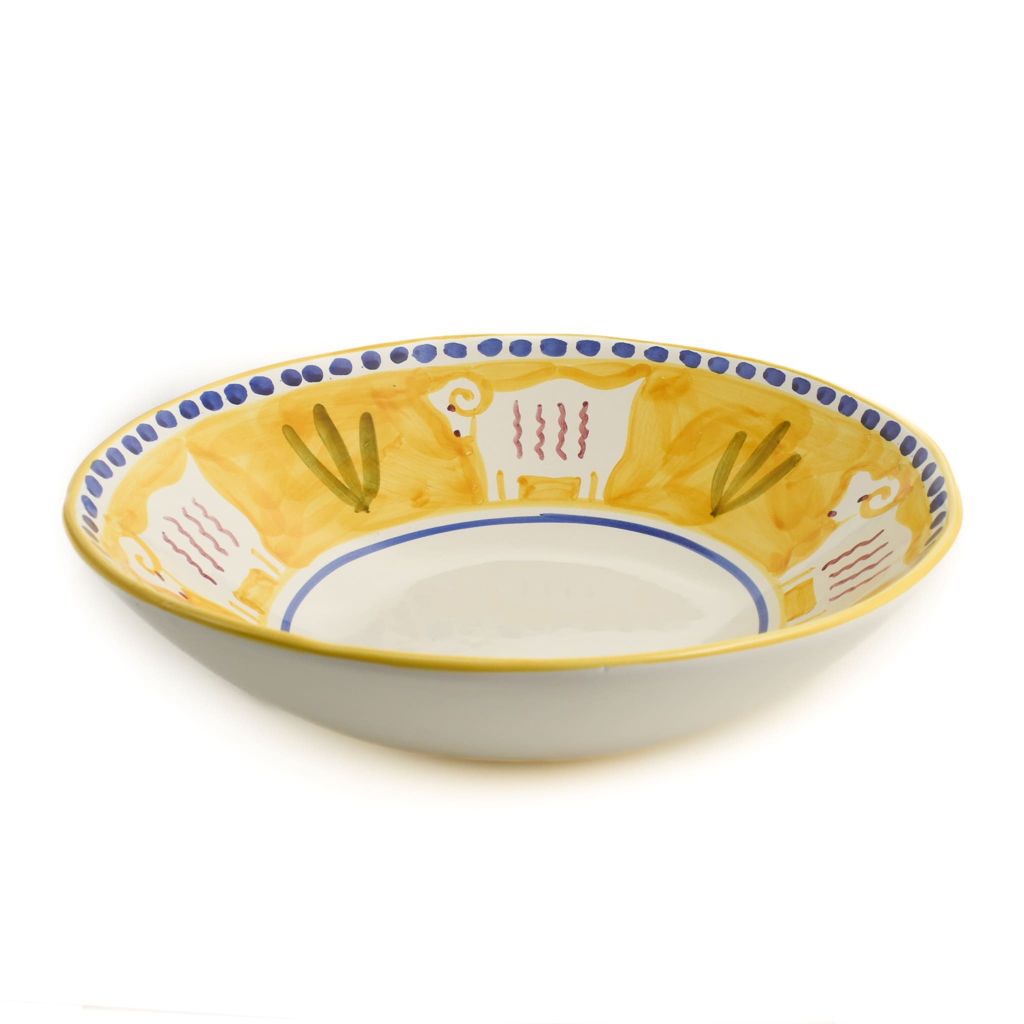 Materia Gallina Yellow Goat Salad Bowl