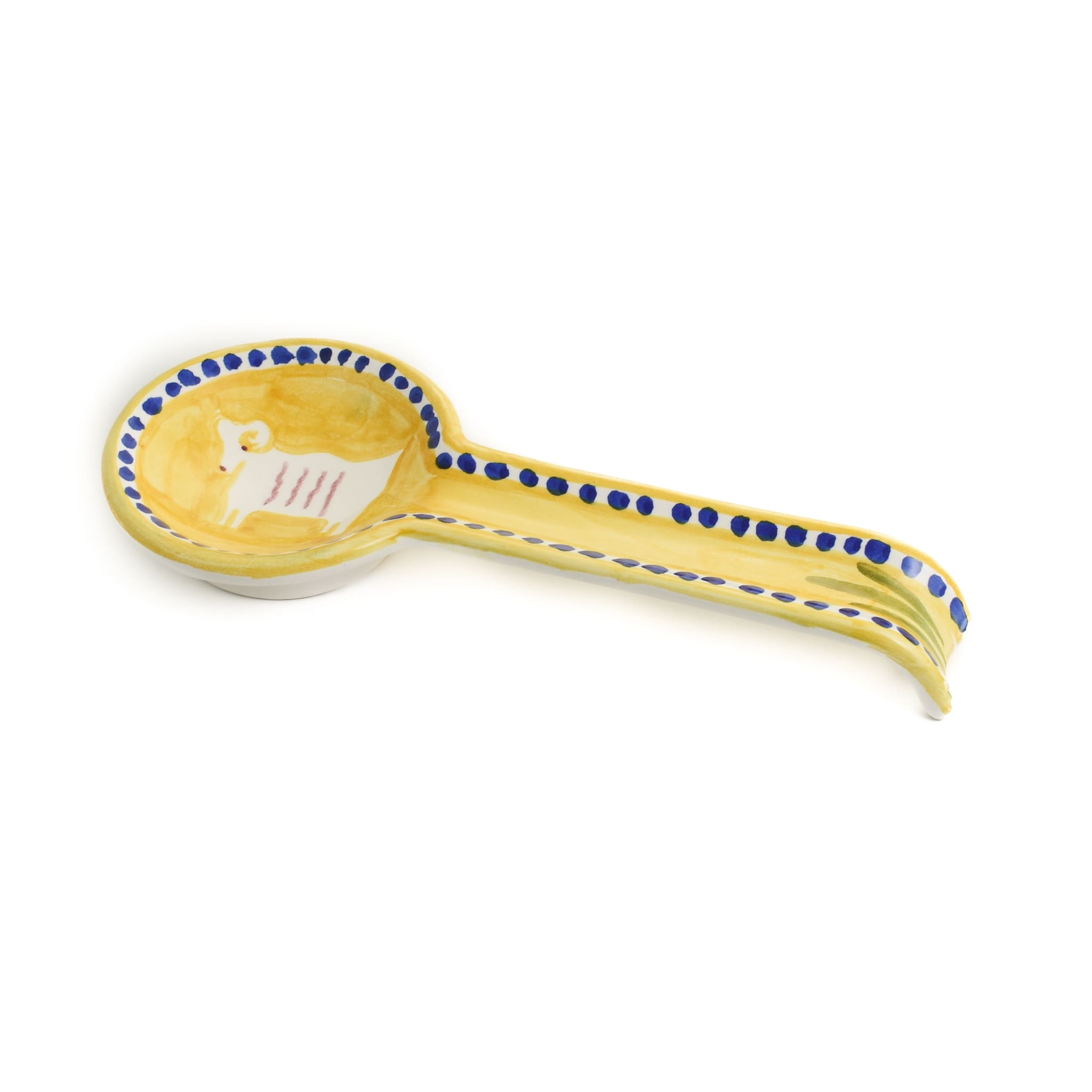 Materia Gallina Yellow Goat Spoon Rest