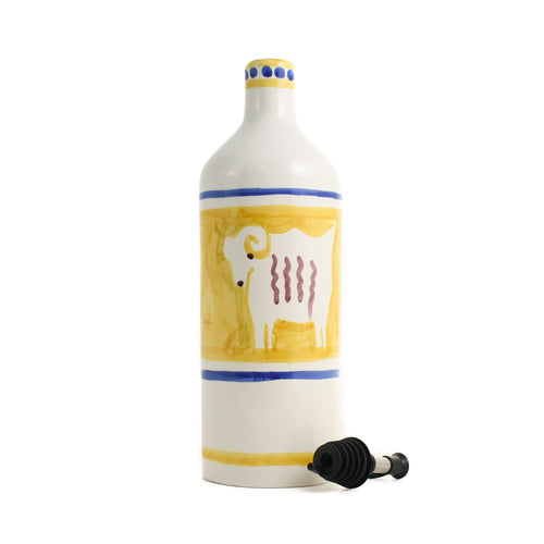 Materia Gallina Yellow Goat Olive Oil Bottle, 730ml