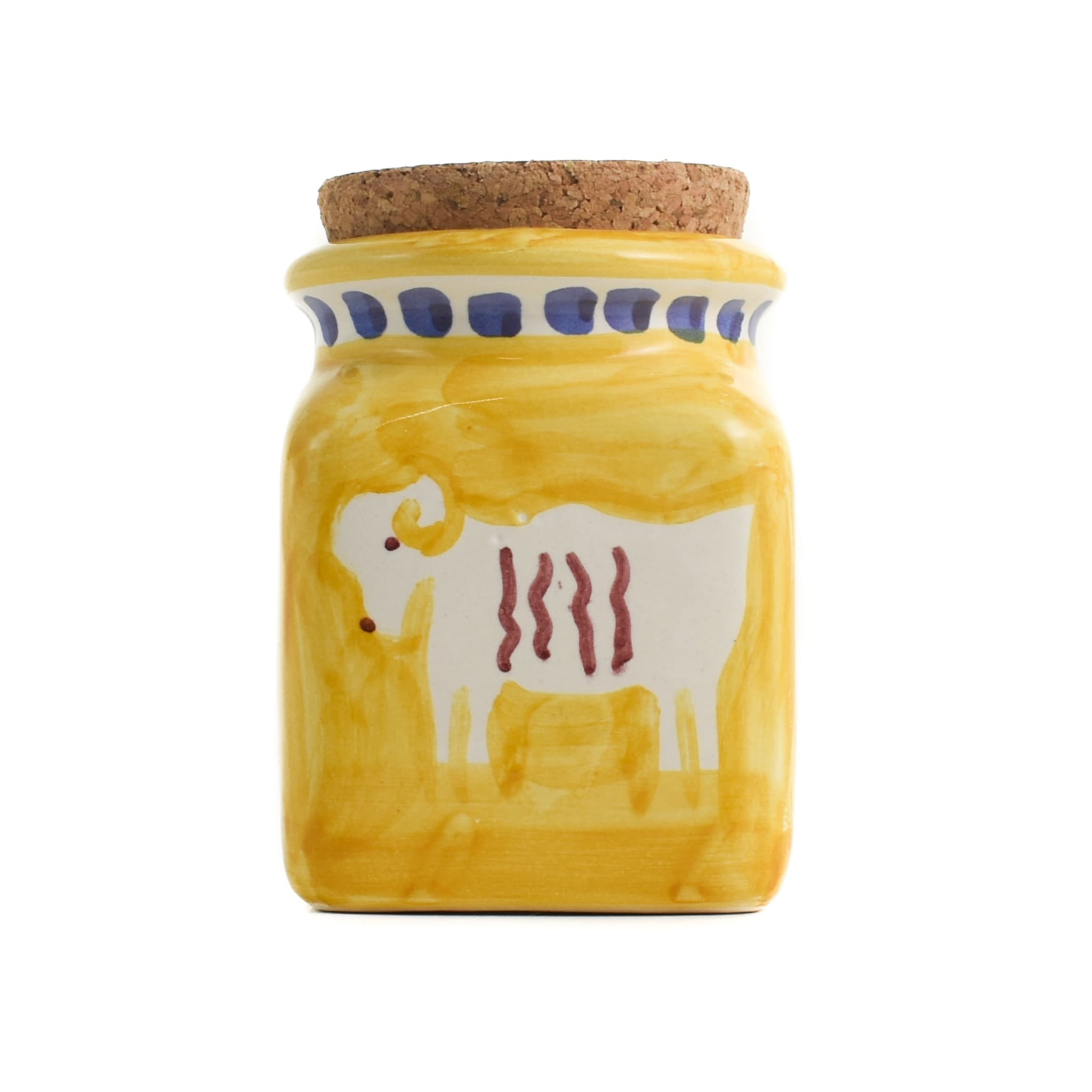 Materia Gallina Yellow Goat Spice Jar