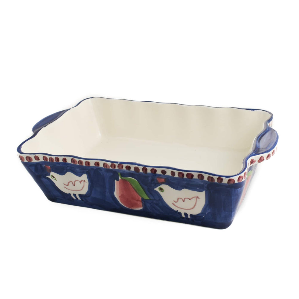 Materia Gallina Blue Rectangular Roasting Dish